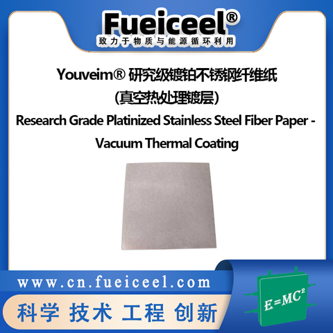 Youveim&reg研究级镀铂不锈钢纤维纸（真空热处理镀层）