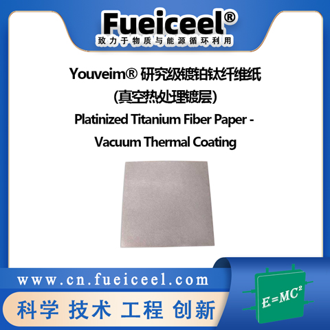 Youveim&reg研究级镀铂钛纤维纸（真空热处理镀层）