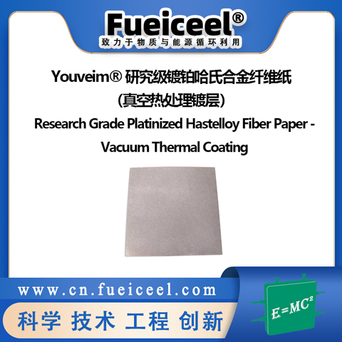 Youveim&reg研究级镀铂哈氏合金纤维纸（真空热处理镀层）